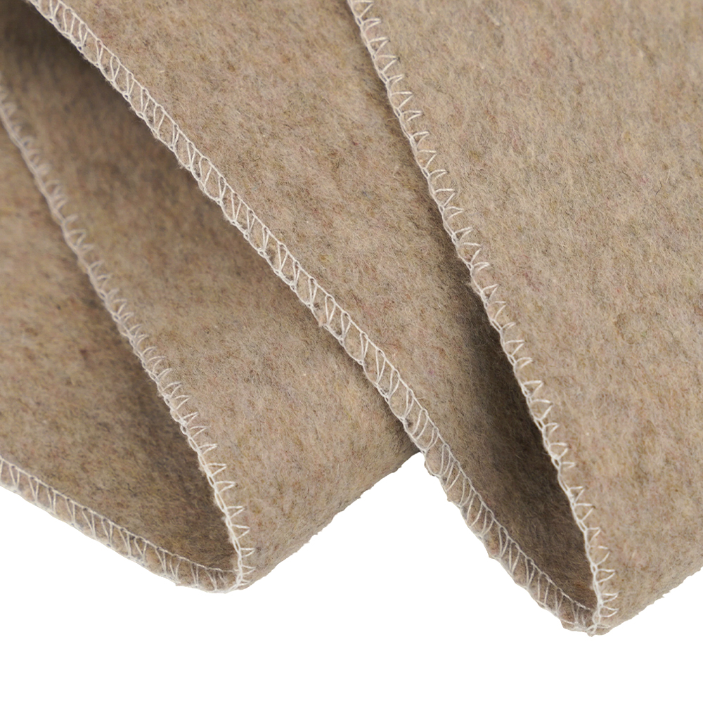 50% Len, 40% Polyester, 10% Sợi khác, 720G/M, Màu dán đậu, Vải len hai mặt dày, ML-0124-4382-1