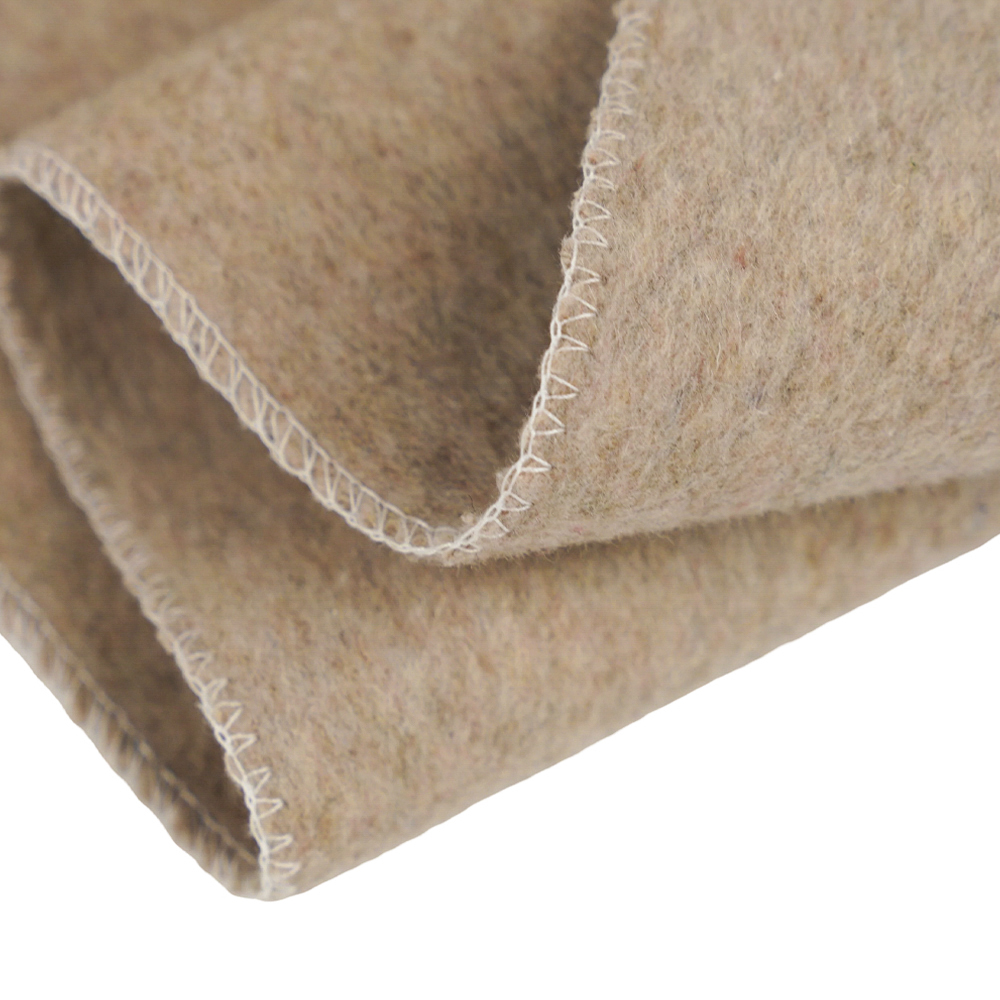 50% Len, 40% Polyester, 10% Sợi khác, 720G/M, Màu dán đậu, Vải len hai mặt dày, ML-0124-4382-1