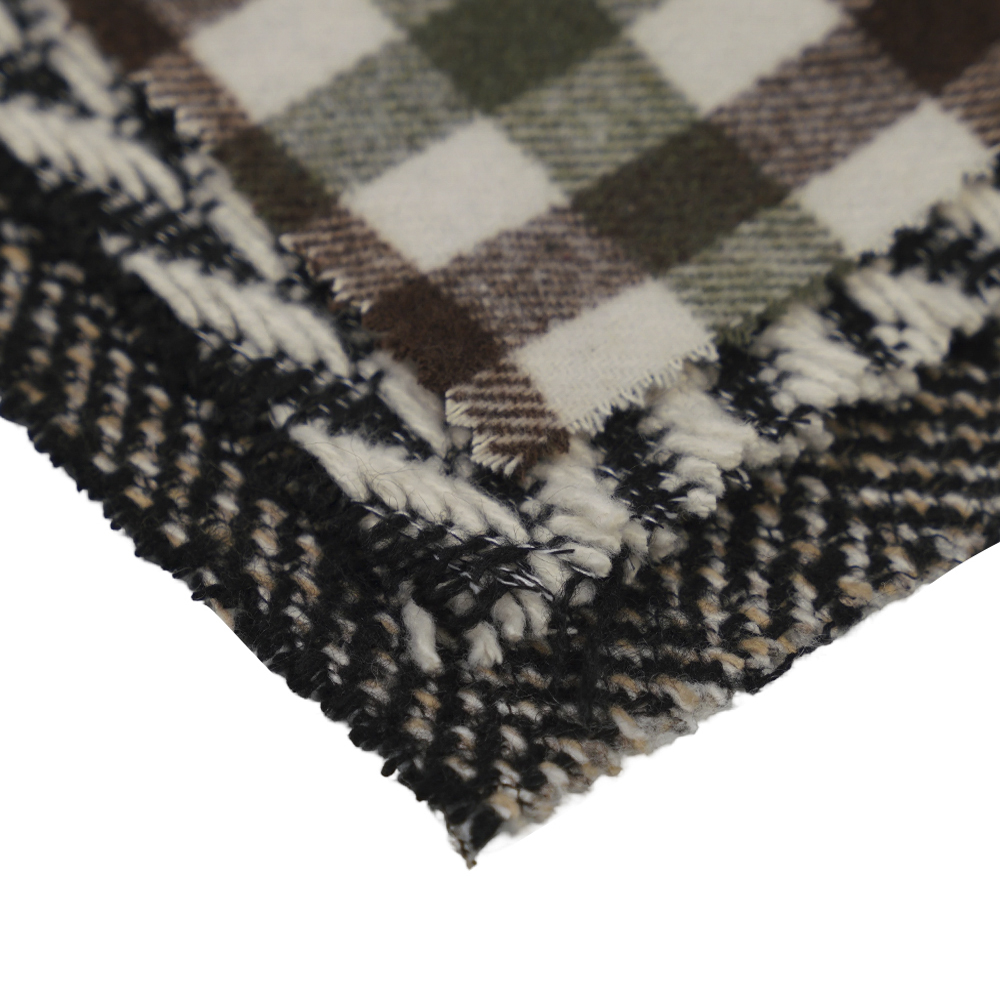100% khác, 720G/M, Màu đen và trắng cổ điển, Sợi Tweed, ML-70230021-22090