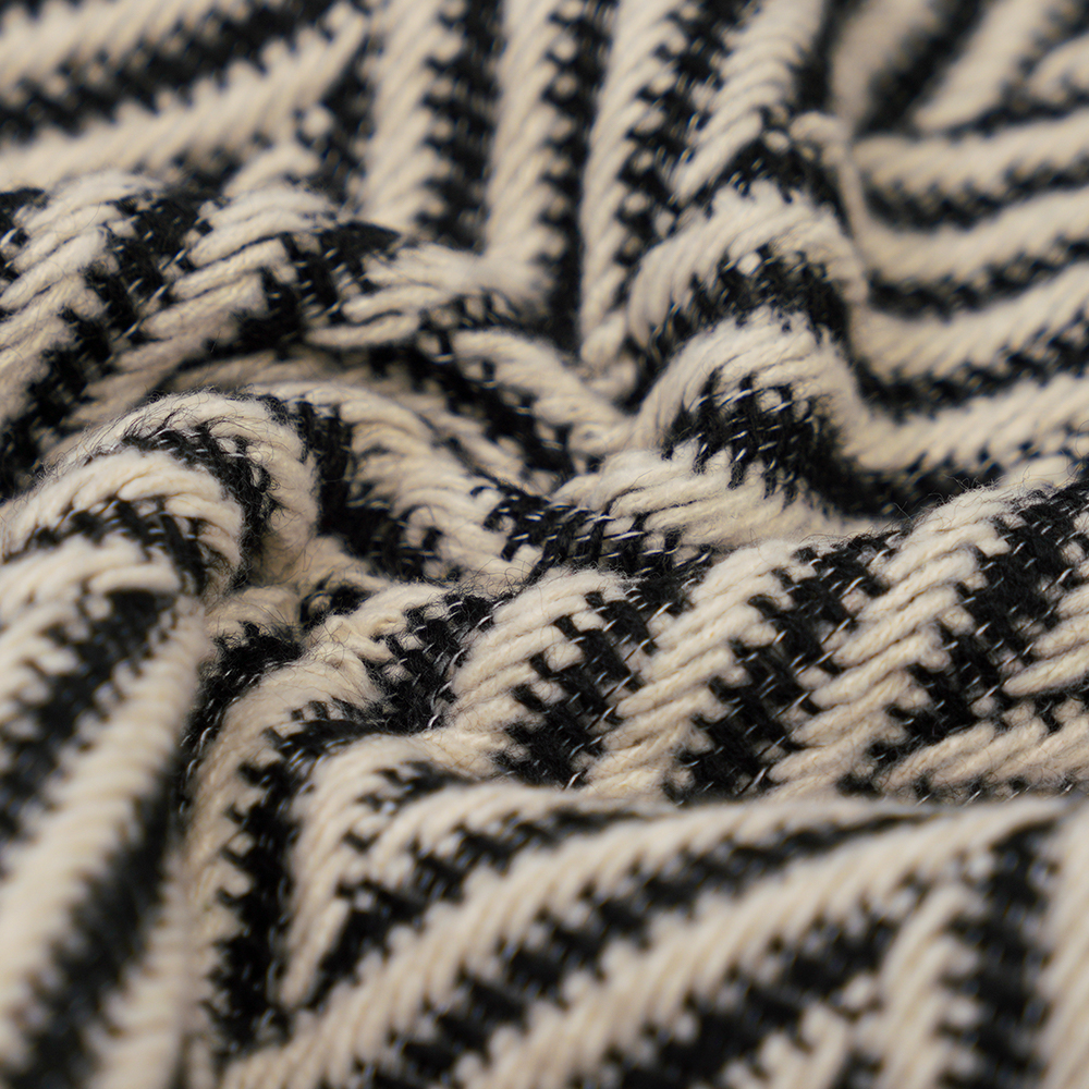 100% khác, 720G/M, Màu đen và trắng cổ điển, Sợi Tweed, ML-70230021-22090