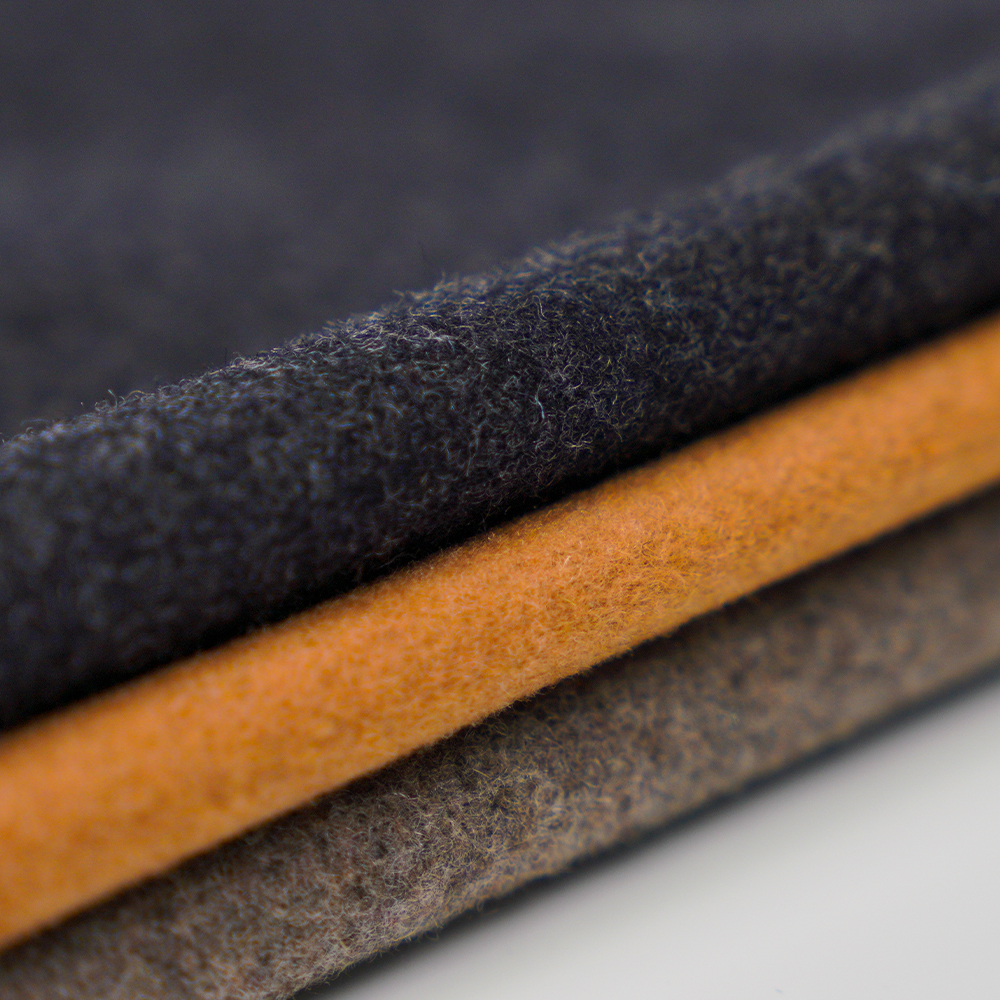 60% Len, 30% Polyester, 10% Sợi khác, 800G/M, Xám đậm, Melton ML-90345