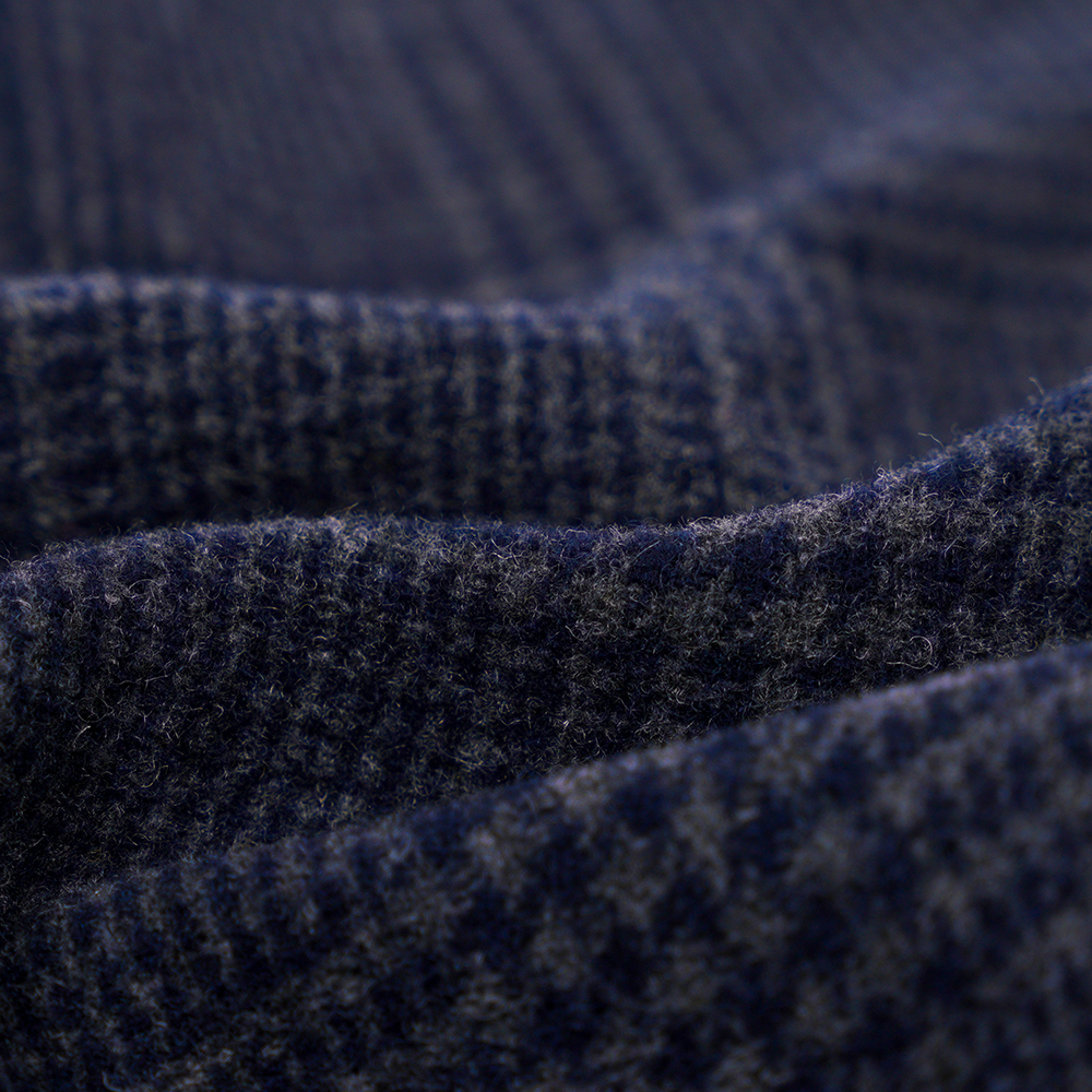 55% Len, 45% Othe,r 645G/M, Màu xanh hải quân, Vải nhung hai mặt, ML-3010305-1