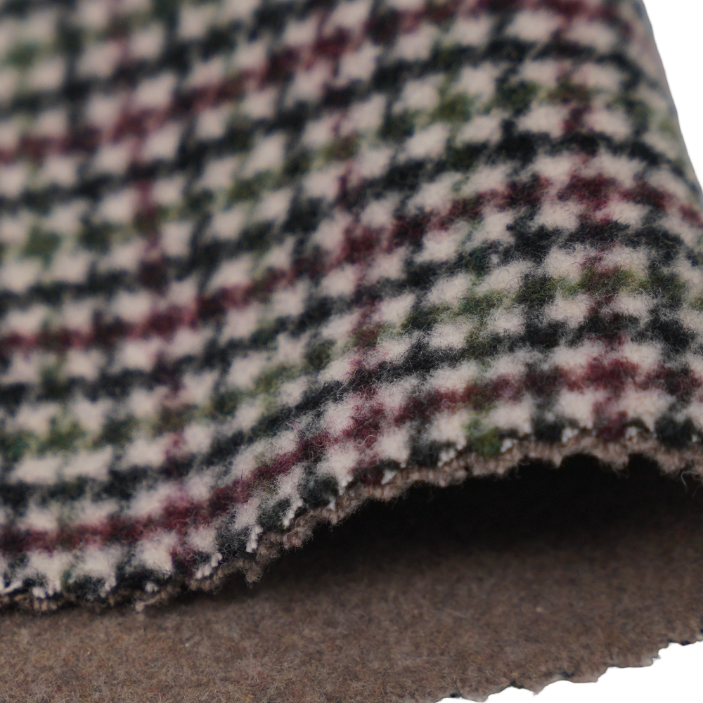 20% Len, 70% Polyester, 10% Sợi khác, 800G/M, Kiểm tra màu, Vải nhung hai mặt, ML-4400-3